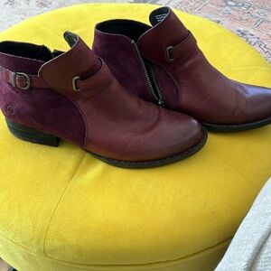 9.5 Born Maroon Bootie